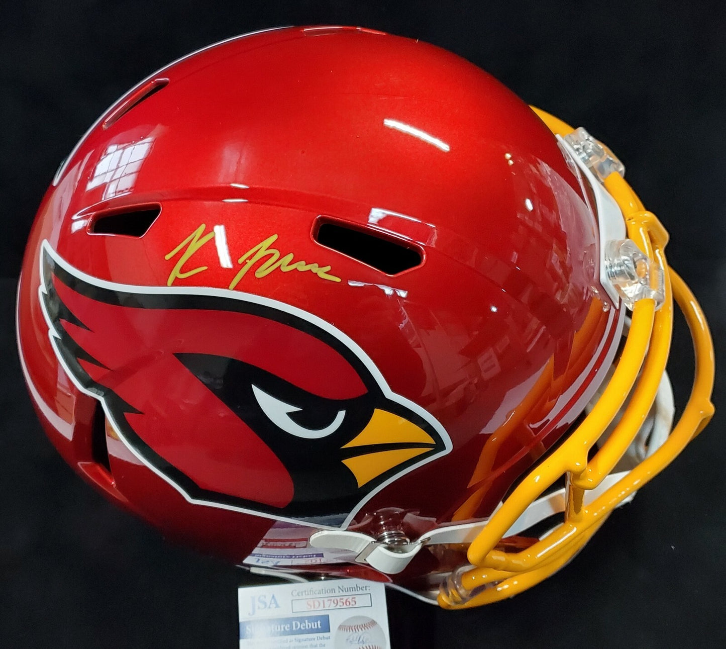 Arizona Cardinals Rondale Moore Full Size Flash Replica Helmet Jsa Coa
