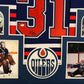 Framed Grant Fuhr Autographed Signed Edmonton Oilers Jersey Jsa Coa