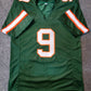 Miami Hurricanes Brevin Jordan Autographed Signed Jersey Jsa  Coa
