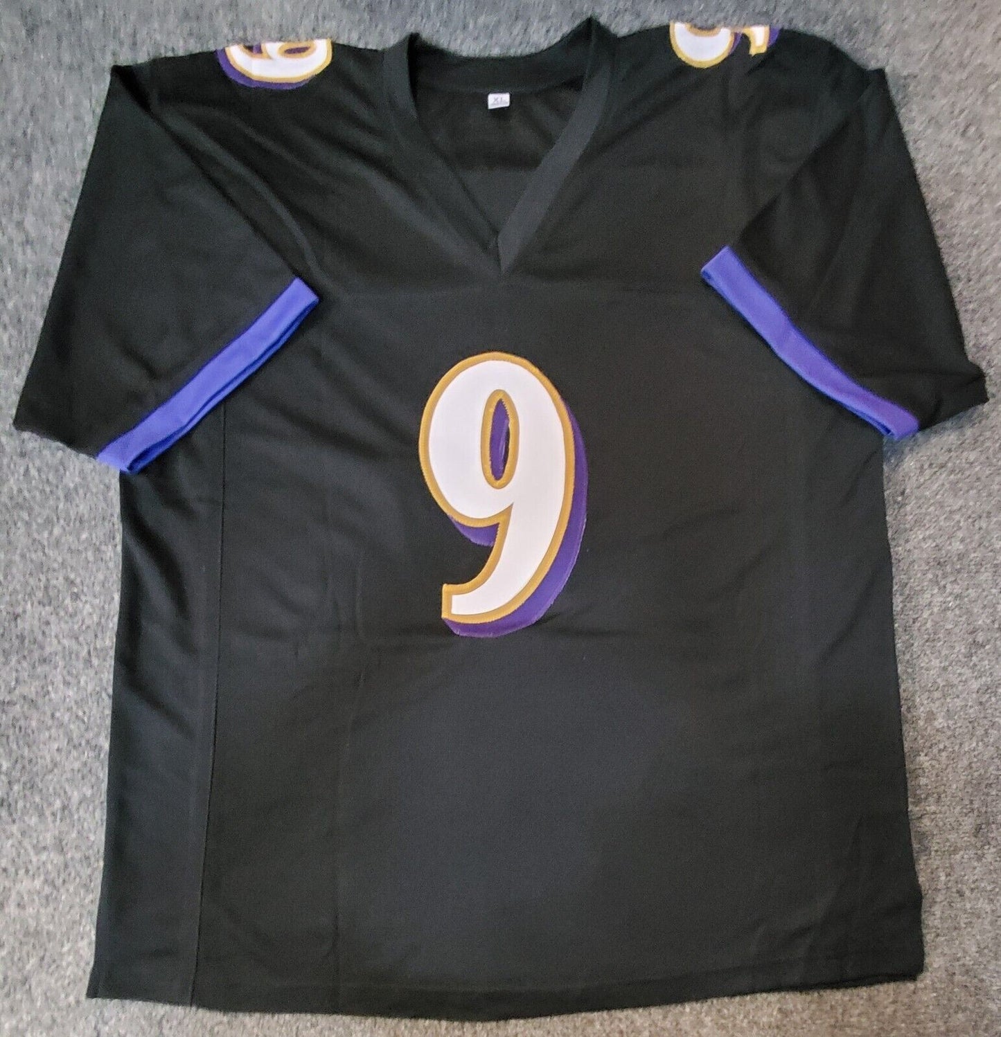Baltimore Ravens Justin Tucker Autographed Signed Stat Jersey Jsa Coa
