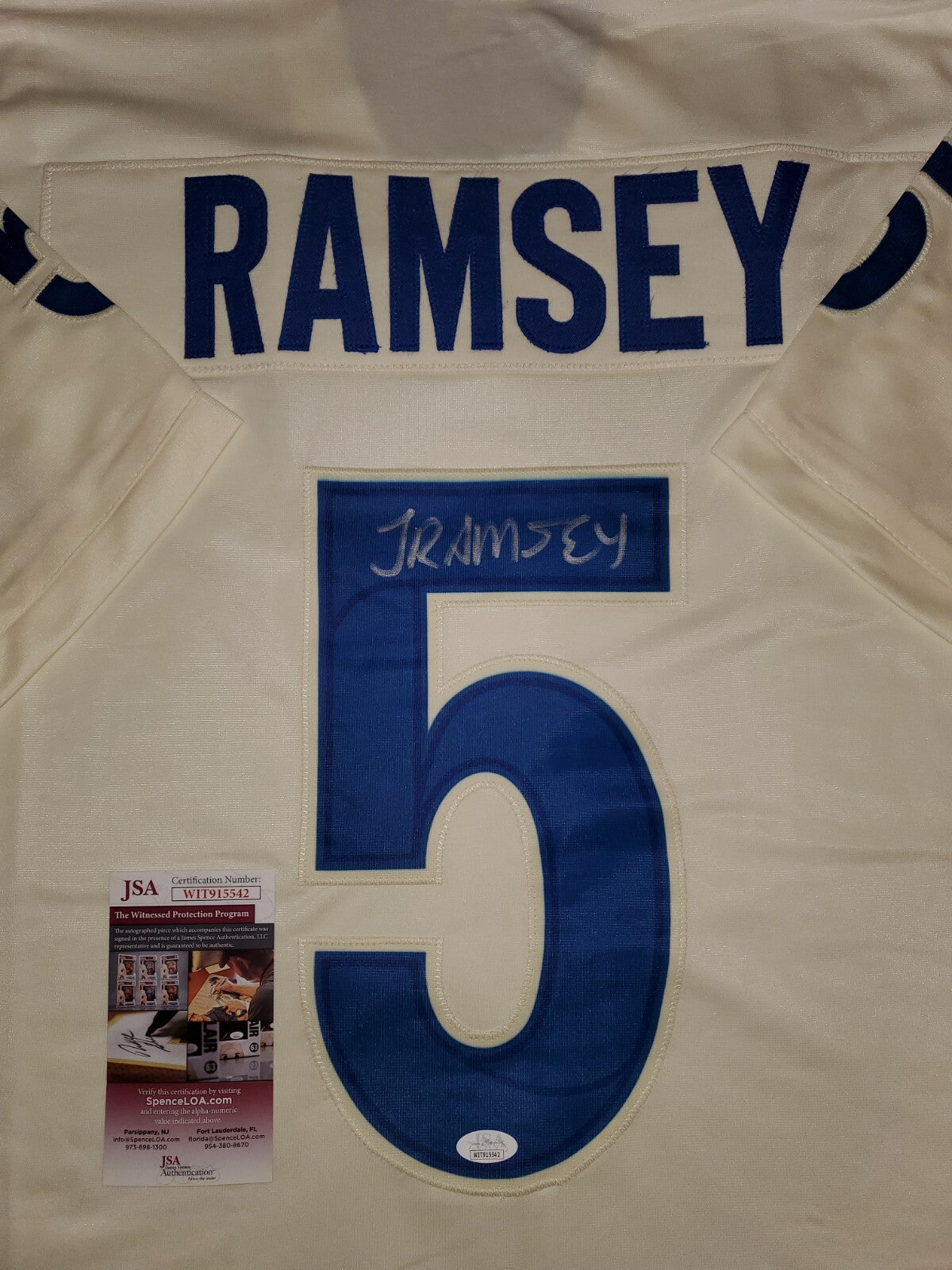 Los Angeles Rams Jalen Ramsey Autographed Signed Jersey Jsa Coa
