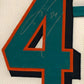 MVP Authentics Framed Miami Dolphins Zach Thomas Autographed Signed Jersey Jsa Coa 629.10 sports jersey framing , jersey framing