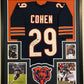 Framed Chicago Bears Tarik Cohen Autographed Signed Jersey Beckett Coa