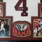 Framed Alabama Crimson Tide Jerry Jeudy Autographed Signed Jersey Beckett Coa