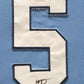 Framed In Suede Unc Tar Heels Vince Carter Autographed Signed Jersey Psa Coa