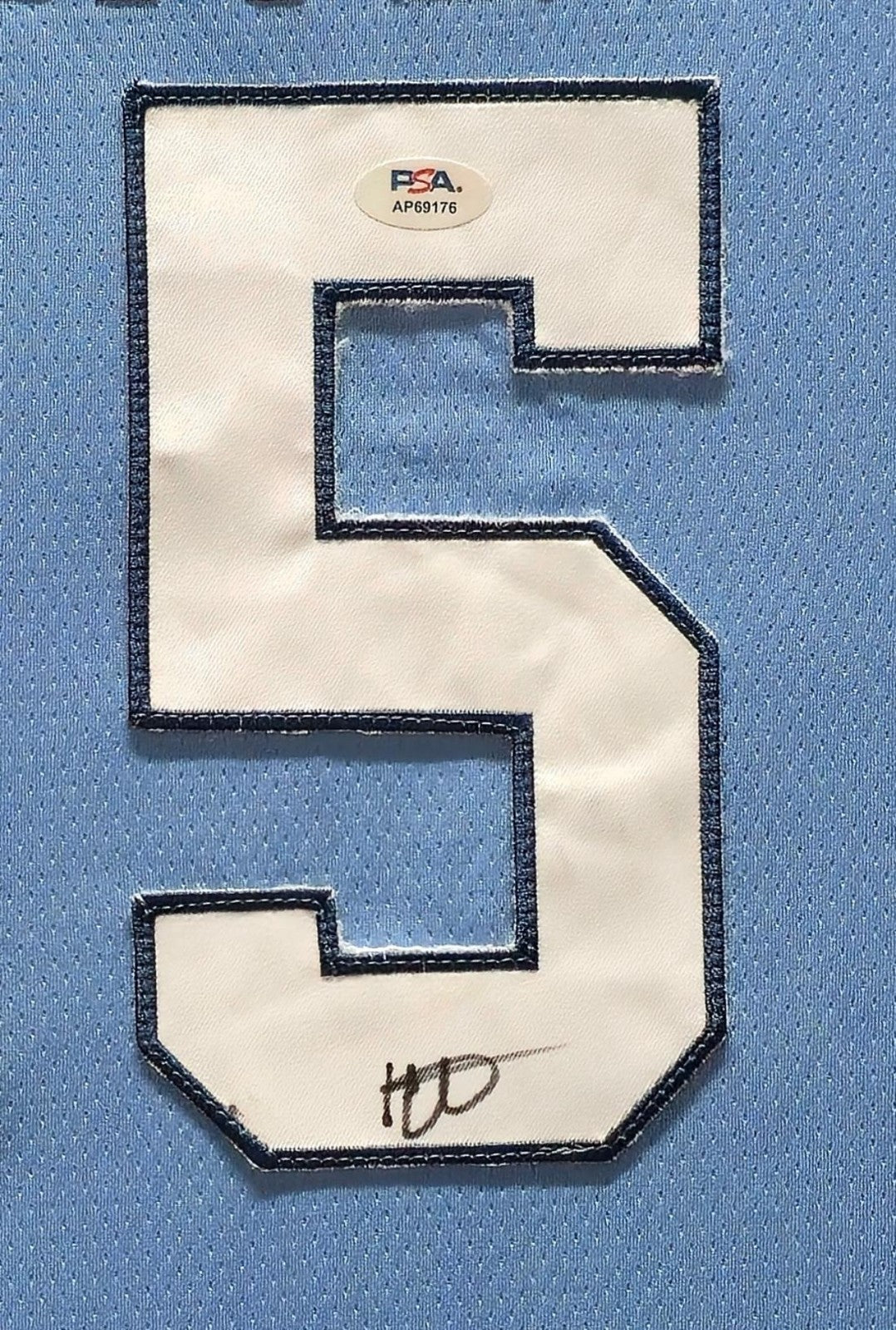 Framed In Suede Unc Tar Heels Vince Carter Autographed Signed Jersey Psa Coa