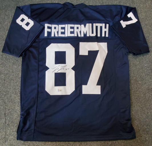 Penn State Nittany Lions Pat Freiermuth Autographed Signed Jerseybeckett Holo