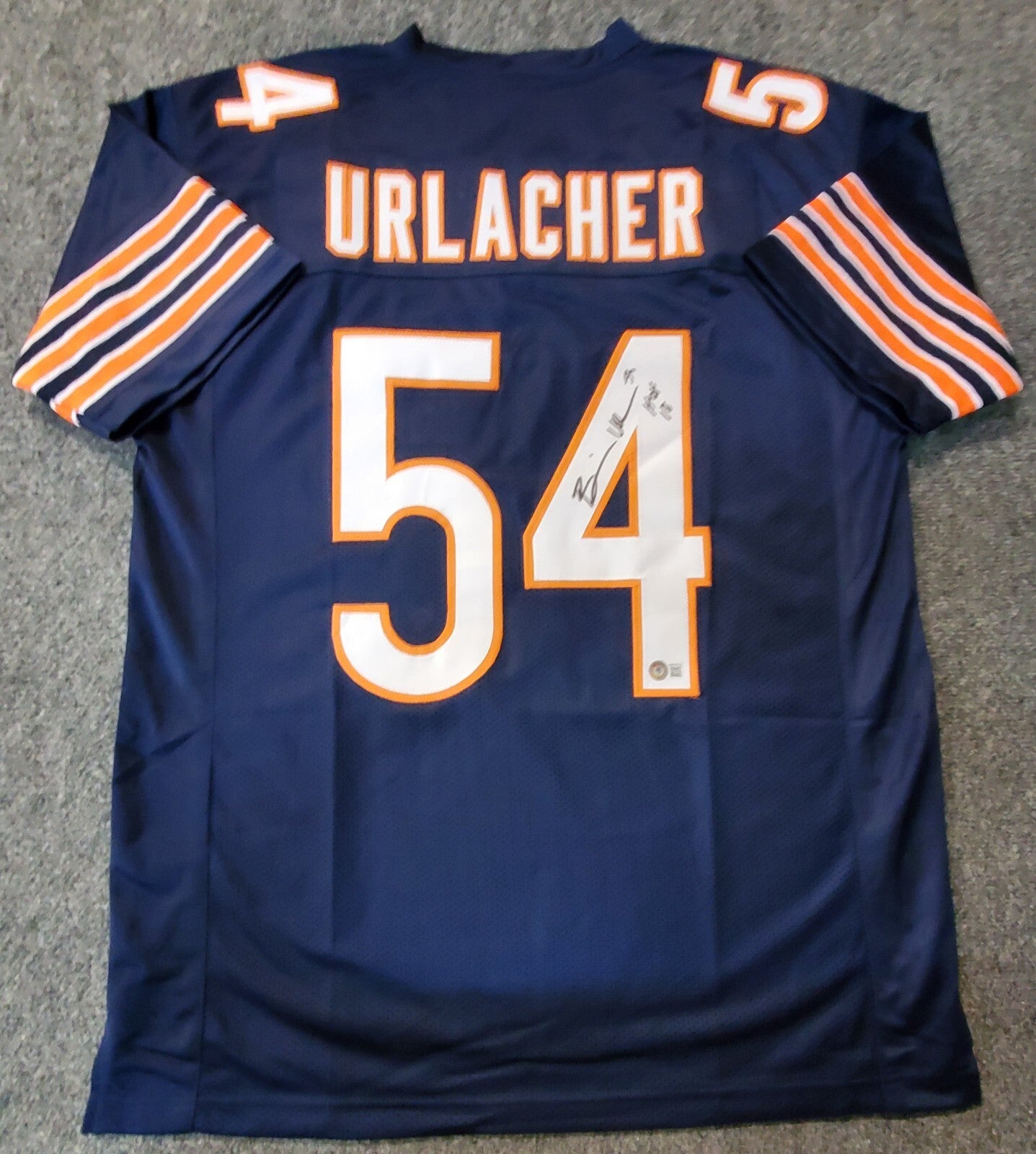 Chicago Bears Brian Urlacher Autographed Signed Inscribed Jersey Beckett Holo
