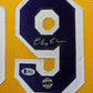 MVP Authentics Framed Los Angeles Lakers "Fletch" Chevy Chase Autographed Jersey Beckett Coa 562.50 sports jersey framing , jersey framing