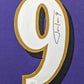 MVP Authentics Framed Baltimore Ravens Justin Tucker Autographed Signed Stat Jersey Jsa Coa 427.50 sports jersey framing , jersey framing