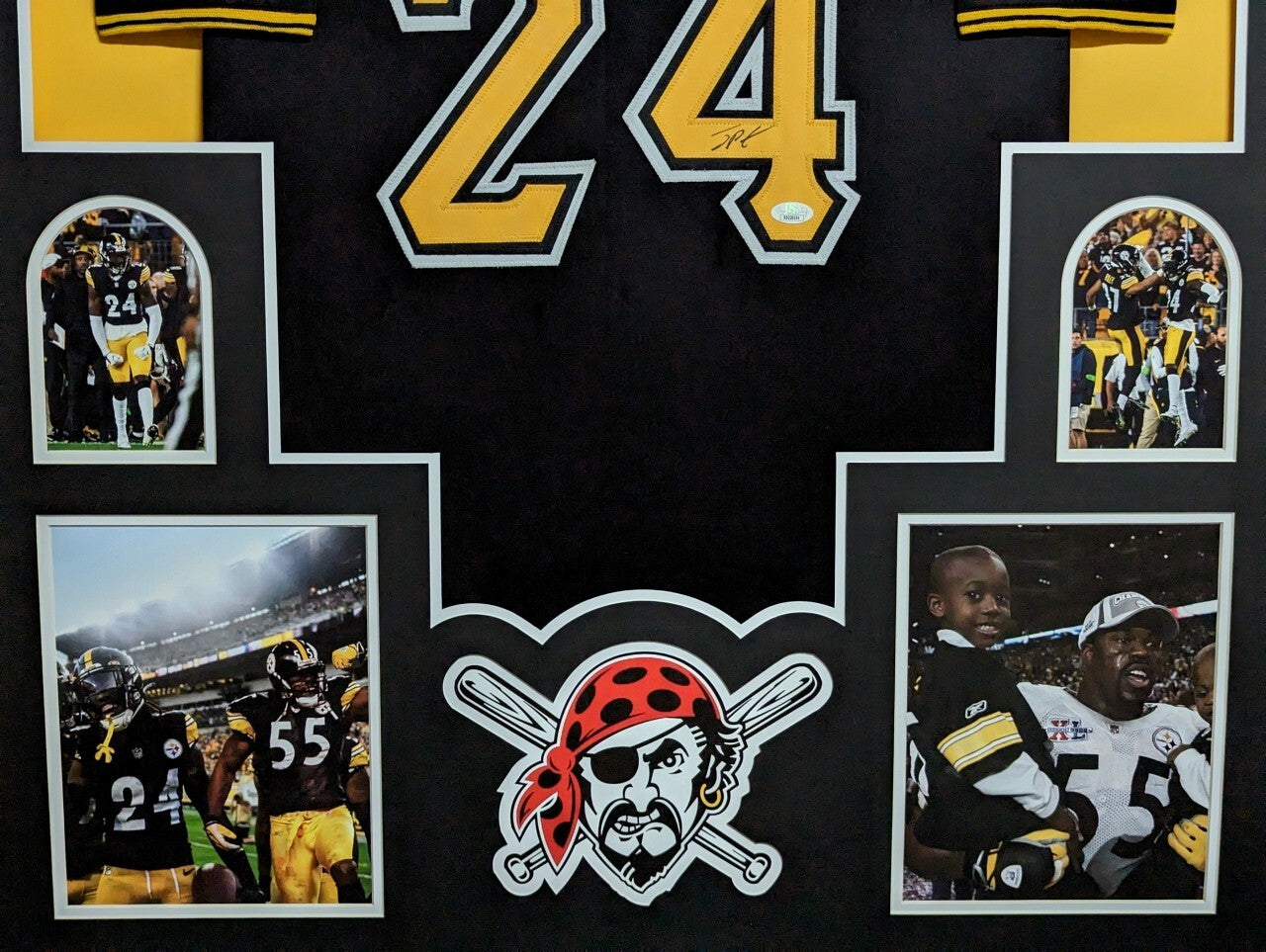 Framed Pittsburgh Pirates Custom Jersey With Joey Porter Jr Autograph Jsa Coa
