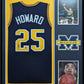 Framed Michigan Wolverines Juwan Howard Autographed Signed Jersey Beckett Holo