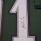 Framed Philadelphia Eagles Fletcher Cox Autographed Signed Jersey Jsa Coa