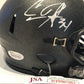 MVP Authentics Carlos Hyde Autographed Signed Ohio State Buckeyes Mini Helmet Jsa Coa 108 sports jersey framing , jersey framing