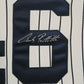 Framed Suede Andy Pettitte Autographed Signed New York Yankees Jersey Jsa Letter
