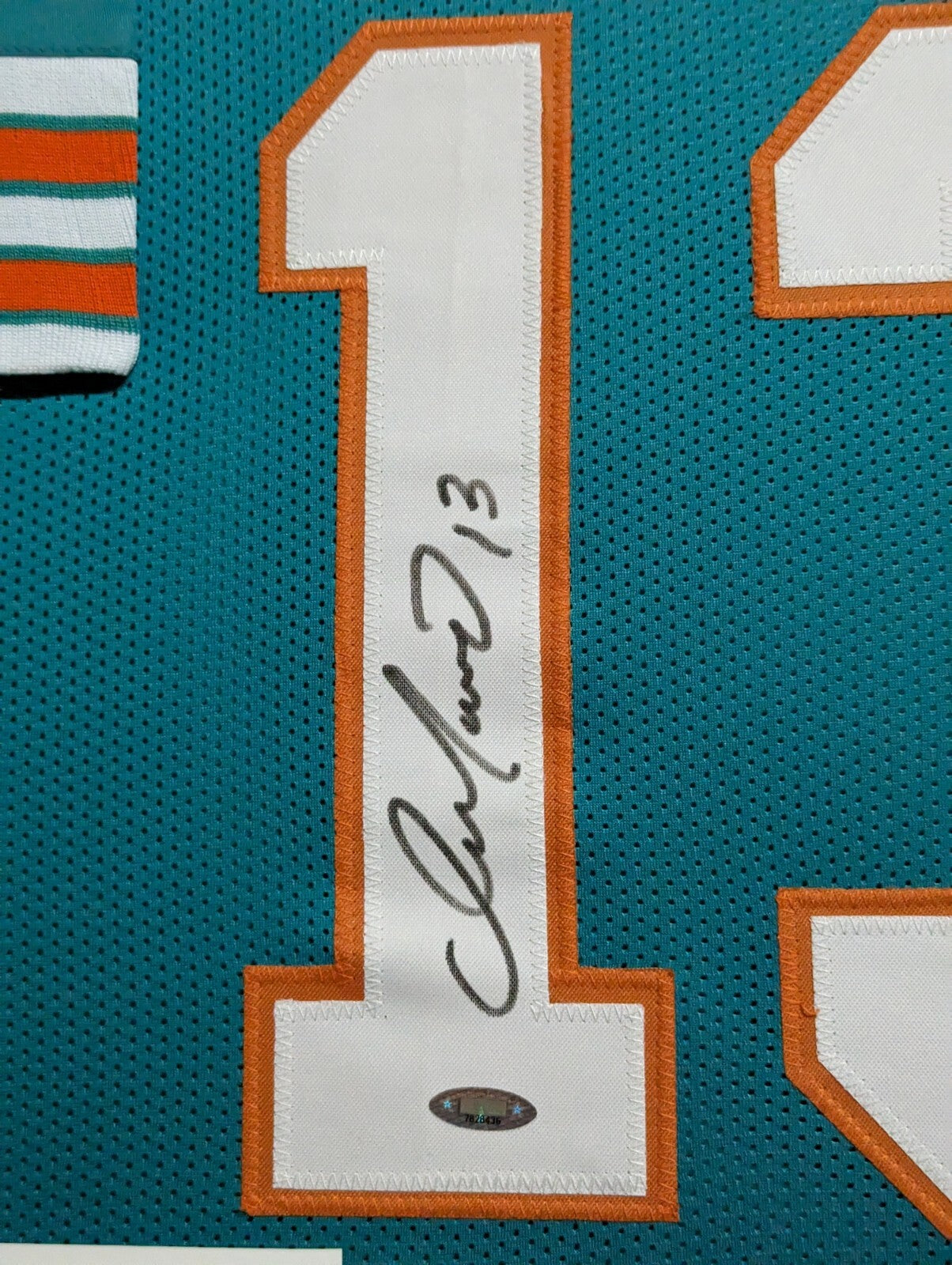 Framed Miami Dolphins Dan Marino Autographed Signed Jersey Tristar Holo