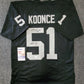 Las Vegas Raiders Malcolm Koonce Autographed Inscribed Jersey Jsa Coa