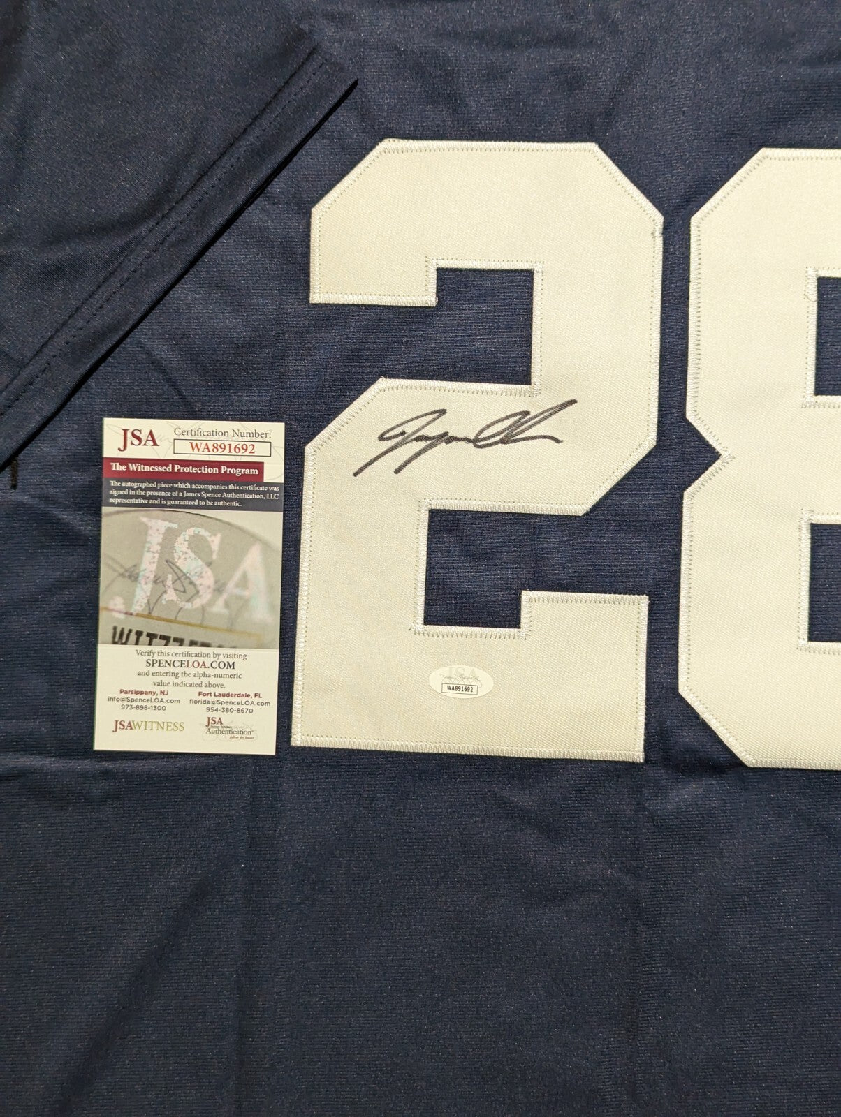 Penn State Odafe Jayson Oweh Autographed Signed Jersey Jsa  Coa