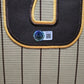 Framed San Diego Padres Jackson Merrill Autographed Signed Jersey Beckett Holo