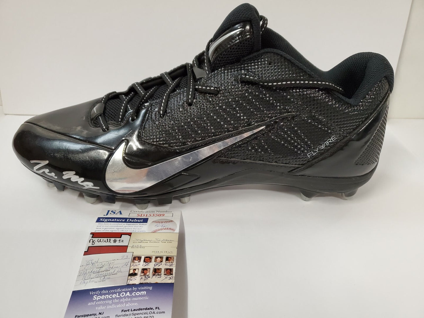 Carolina Panthers Tre'von Moehrig Autographed Signed Cleat Jsa Coa