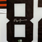 Framed Cleveland Browns Ozzie Newsome Autographed Signed Jersey Beckett Holo