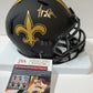 New Orleans Saints Marques Colston Signed Eclipse Mini Helmet Jsa Coa