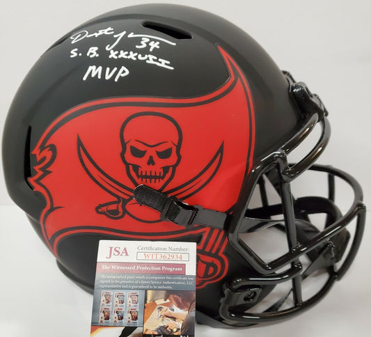 Dexter Jackson Signed Tampa Bay Buccaneers Full Size Eclipse Helmet Jsa Coa