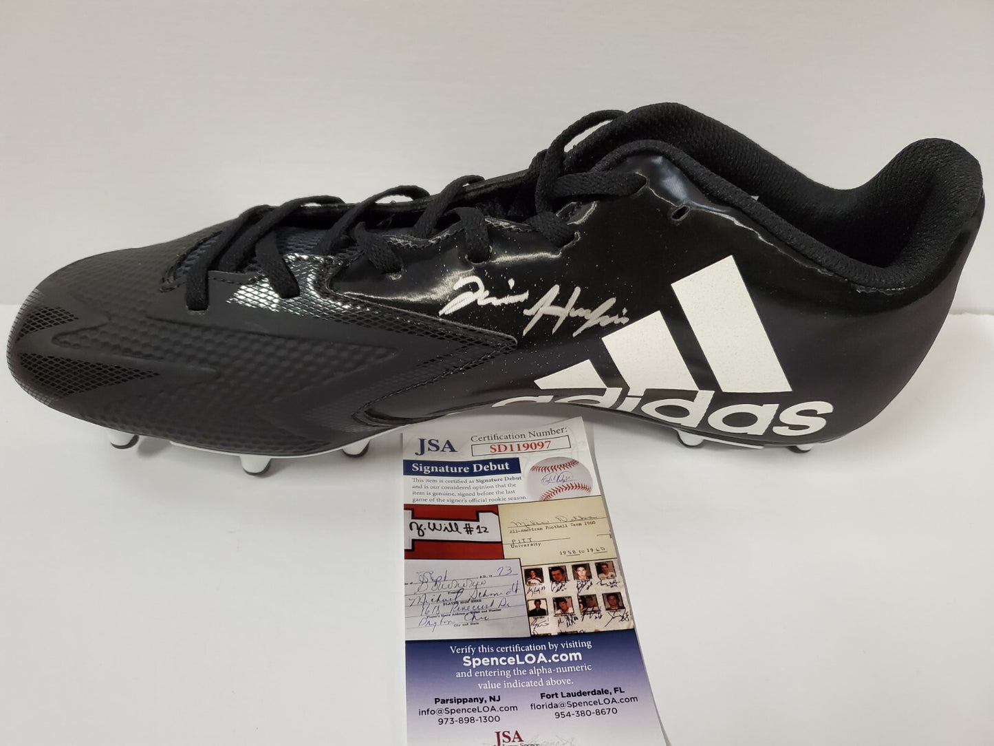 Javian Hawkins Autographed Signed Adidas Cleat Jsa Coa