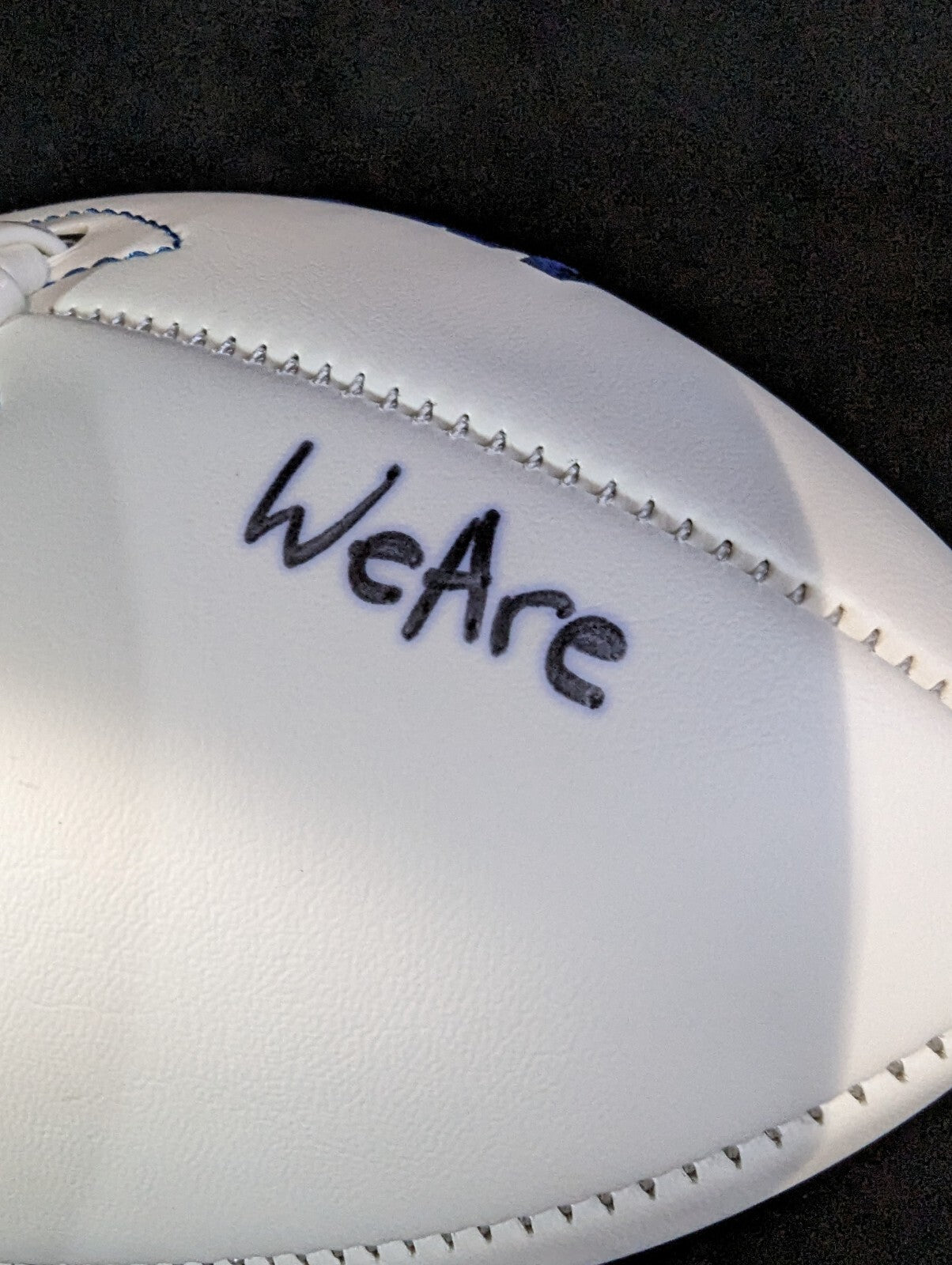 Penn State Psu Pj Mustipher Autographed Signed Inscribed Logo Football Jsa Coa