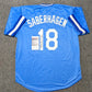 Kansas City Royals Bret Saberhagen Autographed Signed Custom Jersey Jsa Coa