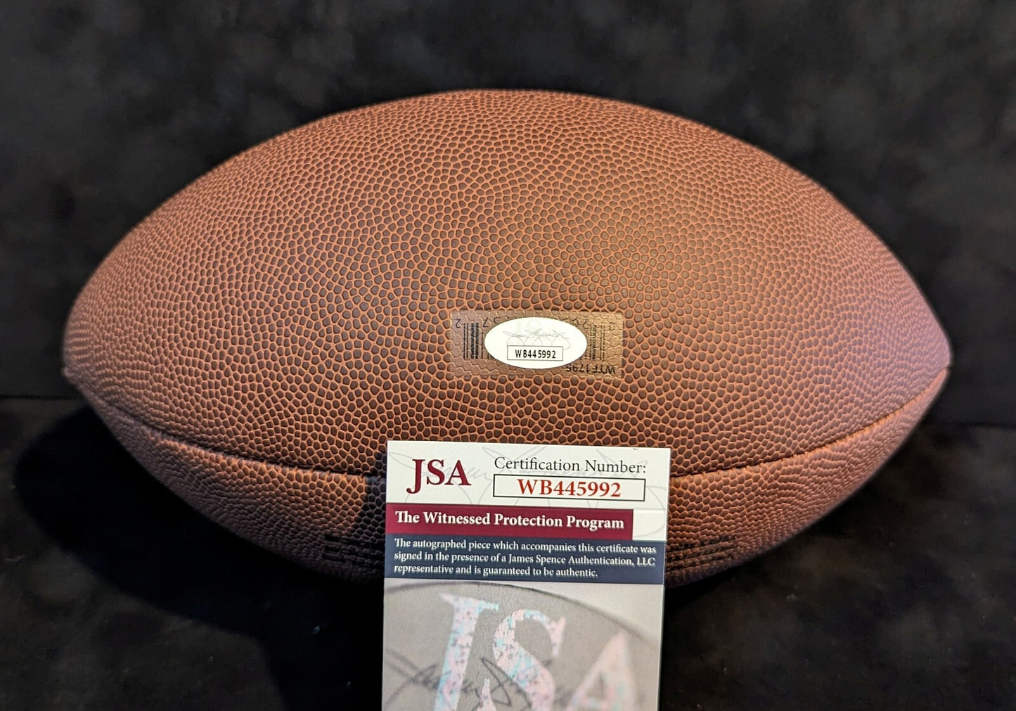 Pittsburgh Steelers Joey Porter Sr Signed Nfl Football Jsa Coa