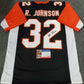 Cincinnati Bengals Rudi Johnson Autographed Signed Jersey Psa/Dna Coa