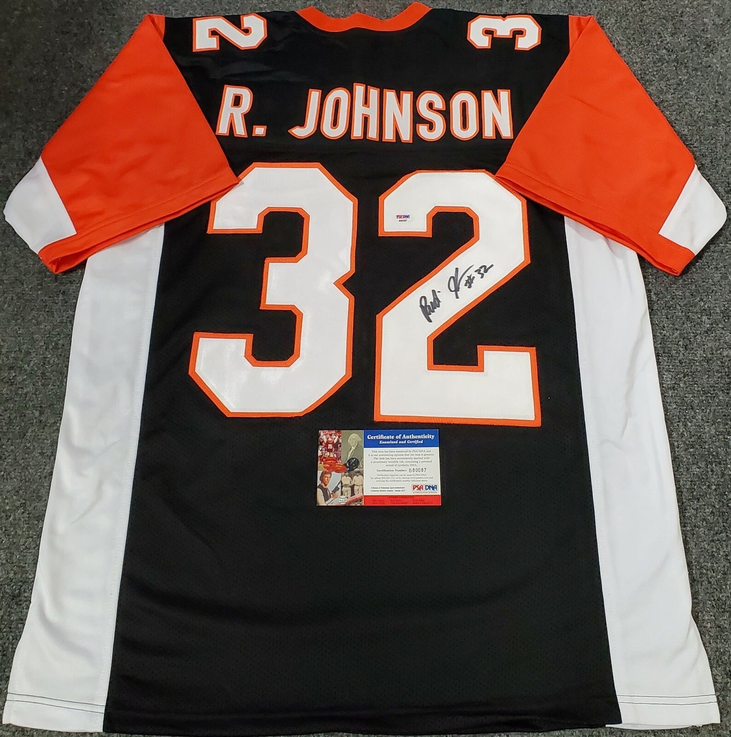 Cincinnati Bengals Rudi Johnson Autographed Signed Jersey Psa/Dna Coa