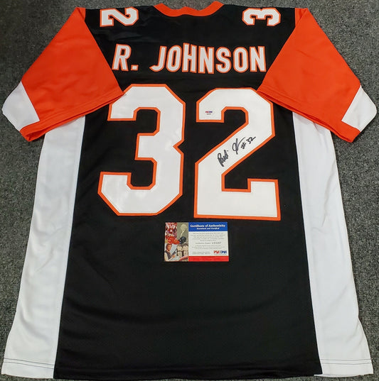 Cincinnati Bengals Rudi Johnson Autographed Signed Jersey Psa/Dna Coa