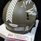 Philadelphia Eagles Nolan Smith Jr Autographed Signed Salute Mini Helmet Jsa Coa