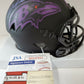 Baltimore Ravens Odafe Jayson Oweh Autographed Eclipse Mini Helmet Jsa Coa