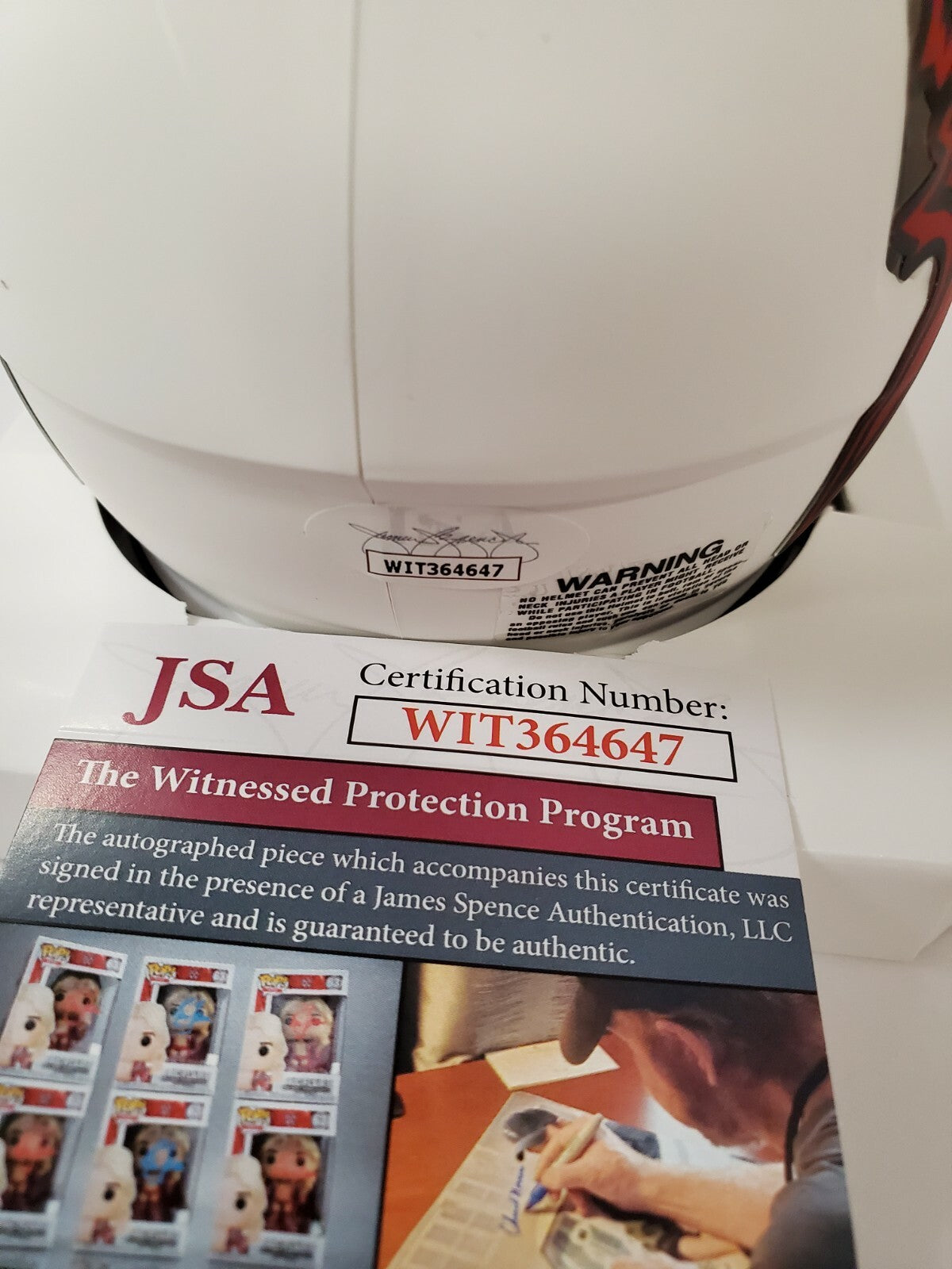 Scotty Miller Autographed Tampa Bay Buccaneers Lunar Eclipse Mini Helmet Jsa Coa