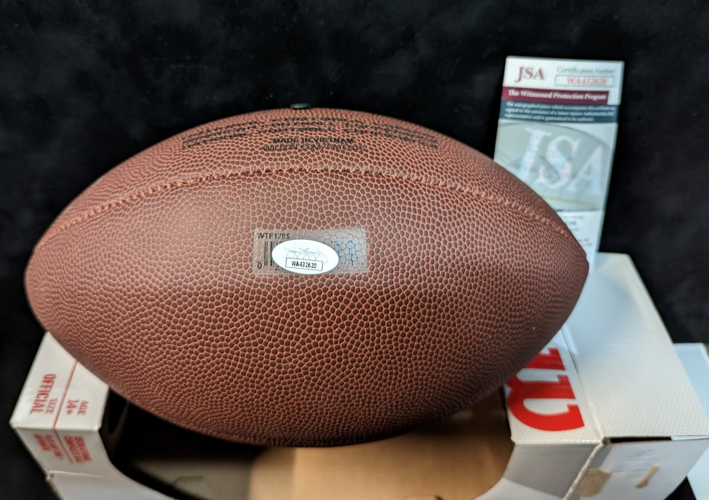 Miami Dolphins Patrick Surtain & Sam Madison Dual Signed Nfl Football Jsa Coa