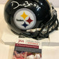 Devin Bush Autographed Signed Pittsburgh Steelers Speed Mini Helmet Jsa Coa