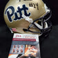 Pitt Panthers Phil Campbell Iii Autographed Signed Speed Mini Helmet Jsa Coa