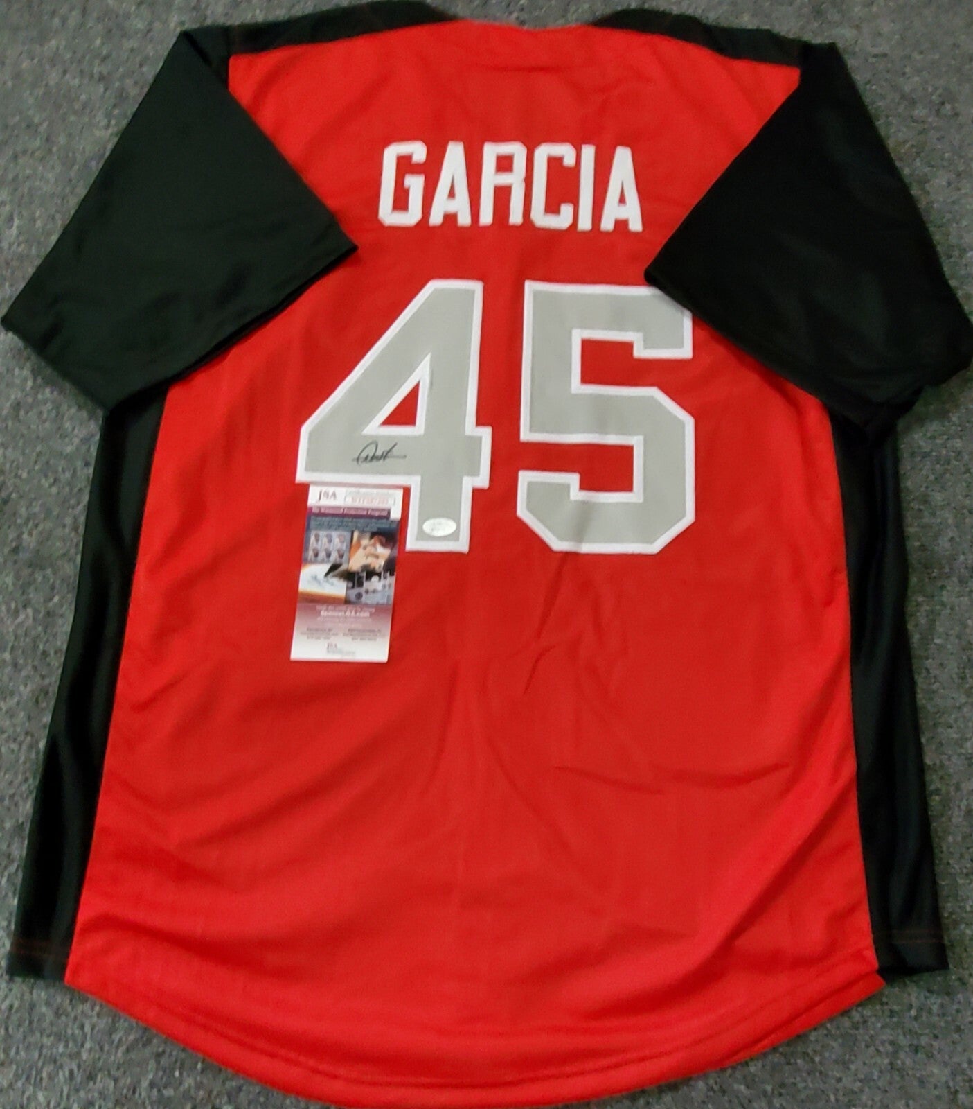 Deivi Garcia Autographed American League Futures Game Custom Jersey Jsa Coa