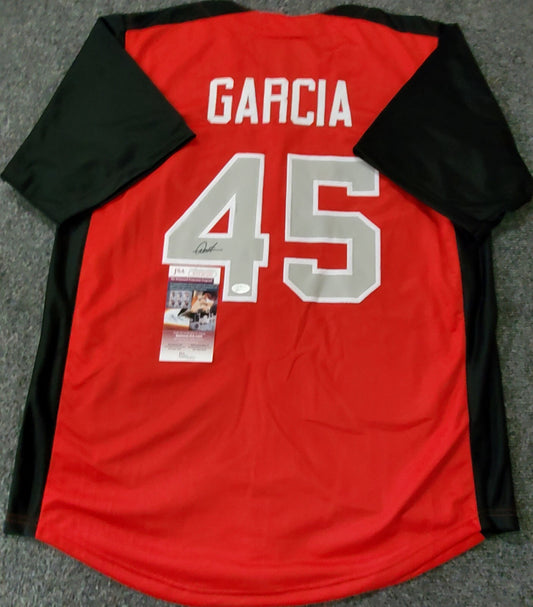 Deivi Garcia Autographed American League Futures Game Custom Jersey Jsa Coa