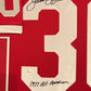 Framed James Lofton Autographed Signed Inscr Stanford Cardinals Jersey Jsa Coa