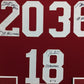 Framed Oklahoma Sooners Steve Owens Autographed Signed Jersey Psa Coa