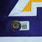 Framed L.A. Lakers Magic Johnson Autographed Signed Jersey Beckett Holo