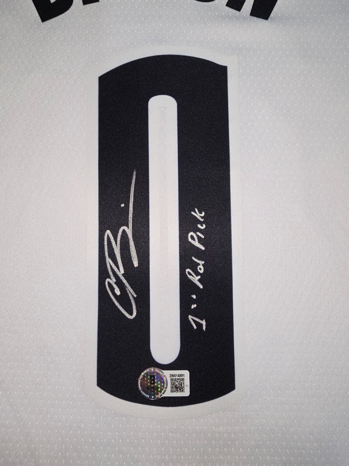 Denver Nuggets Christian Braun Autographed Signed Inscribed Jersey Beckett Holo