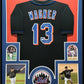 Framed New York Mets Billy Wagner Autographed Inscribed Jersey Jsa Coa