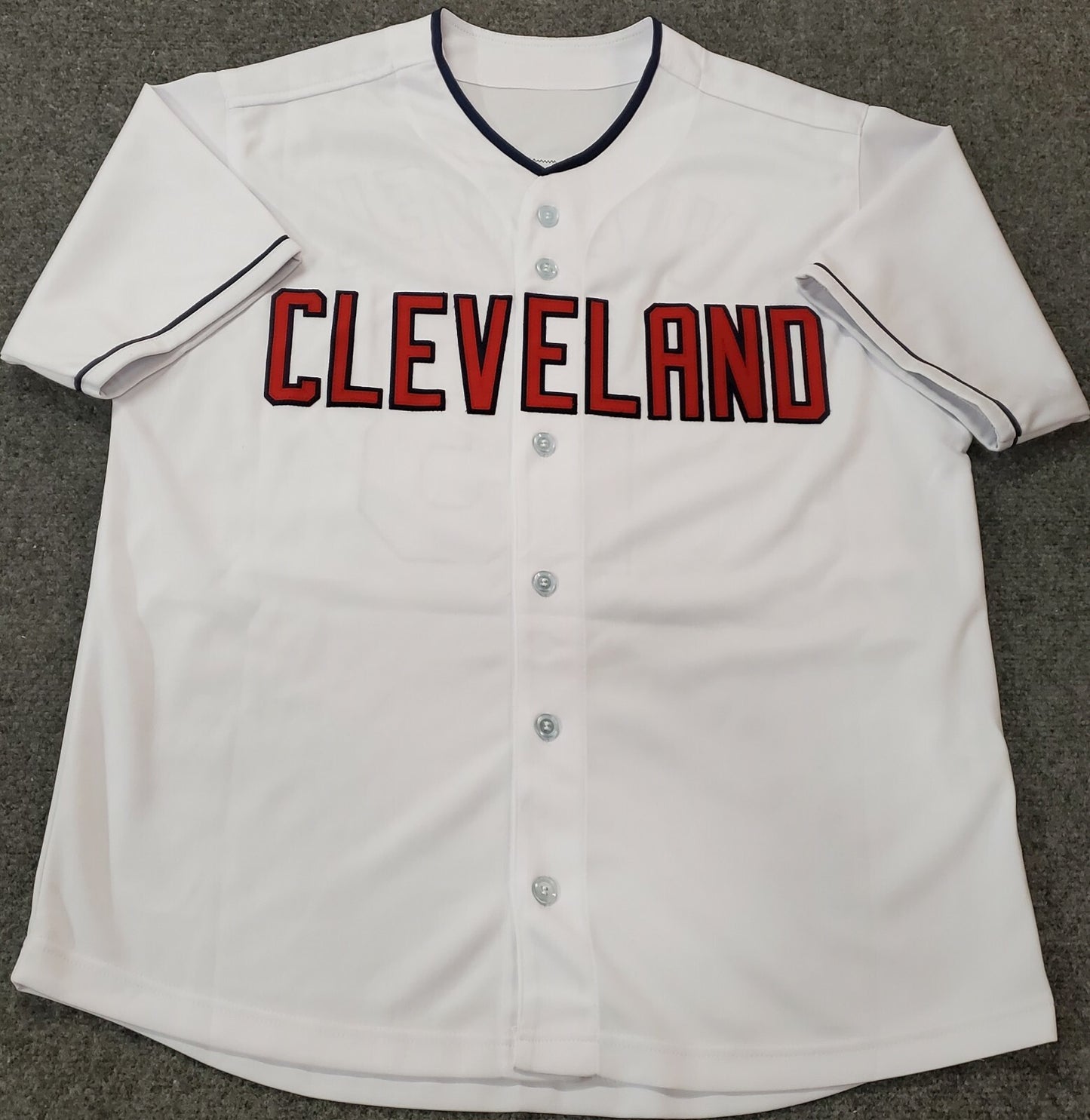 Cleveland Indians Omar Vizquel Autographed Jersey Jsa Coa
