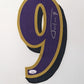 Framed Baltimore Ravens Justin Tucker Autographed Signed Stat Jersey Jsa Coa