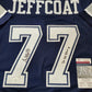 Jim Jeffcoat Autographed Signed Inscribed Dallas Cowboys Jersey Jsa  Coa